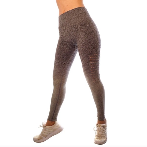 NEW High Waist Yoga Pants Tummy Control Workout - Picture 3 of 8